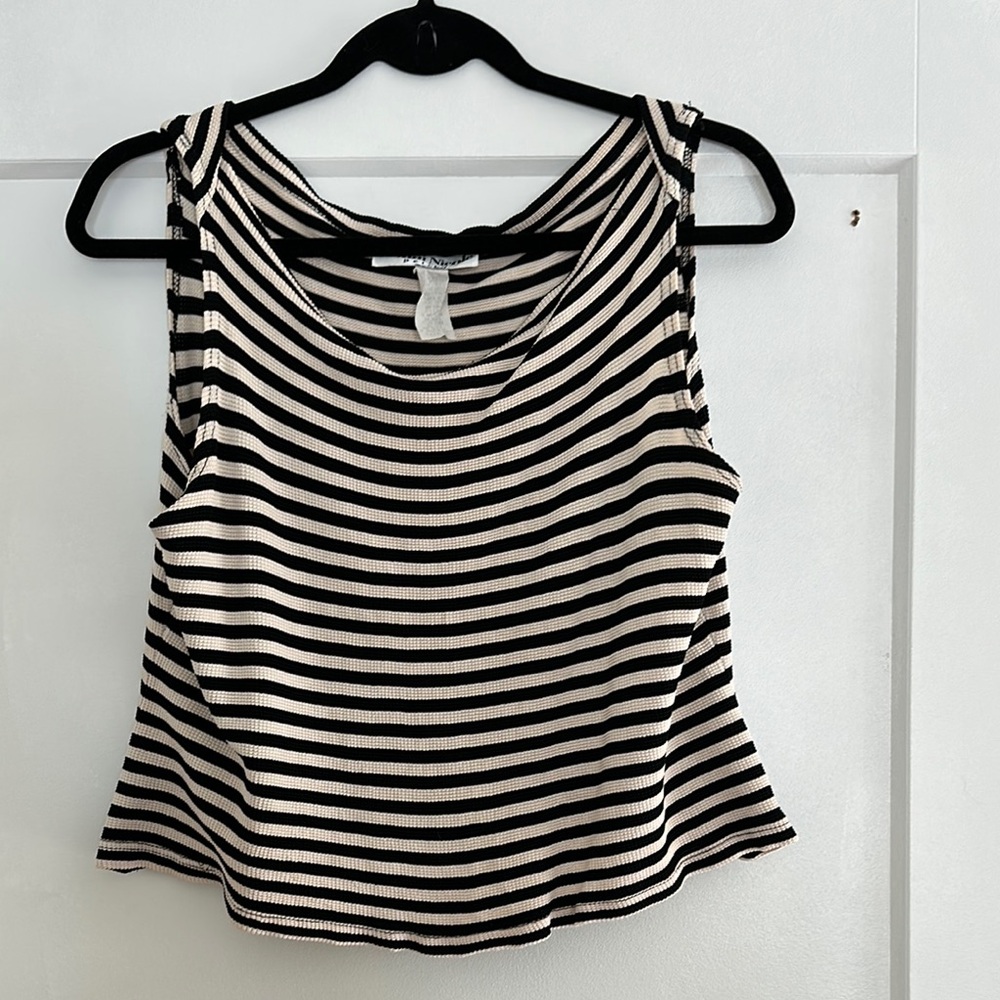 Vintage Ronni Nicole Black and White tank